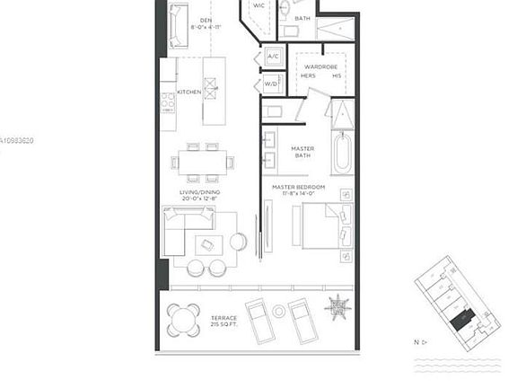 2nd image of 650 NE 32nd St #3801