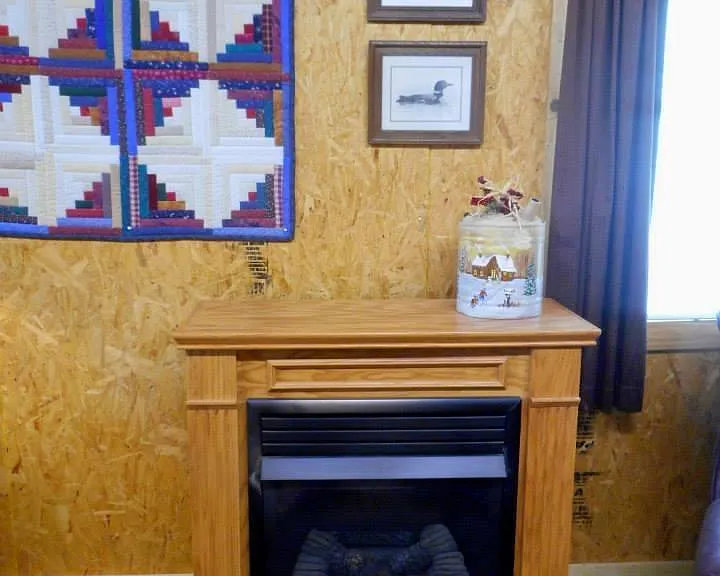 Propane fireplace