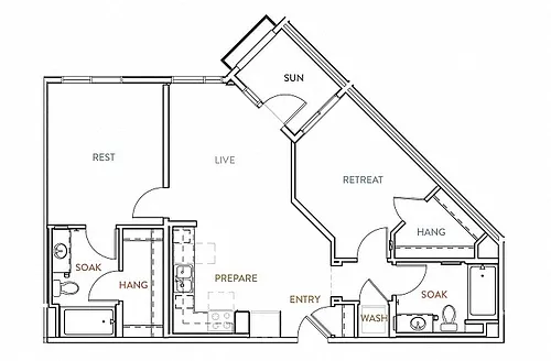 Floor plan B1
