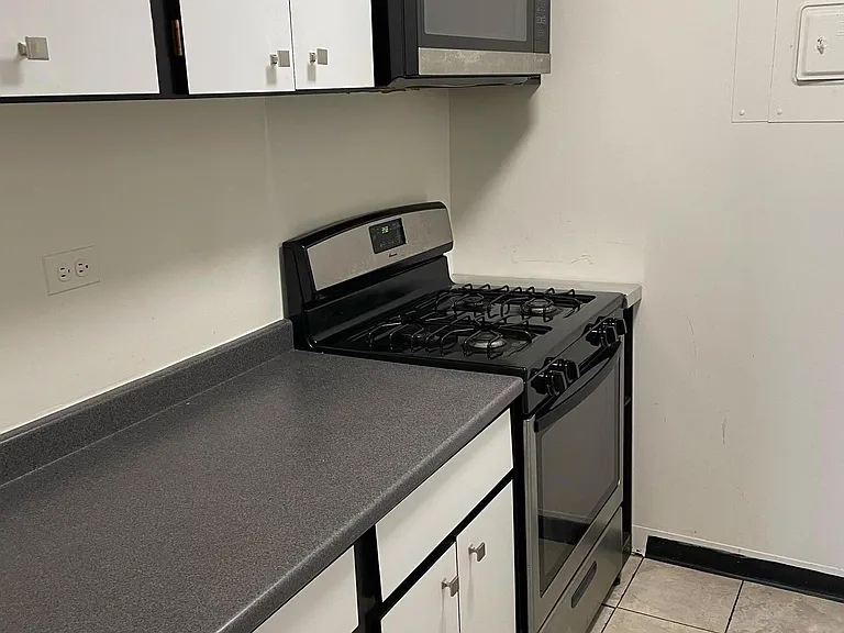 Kitchen - Stove and Microwave