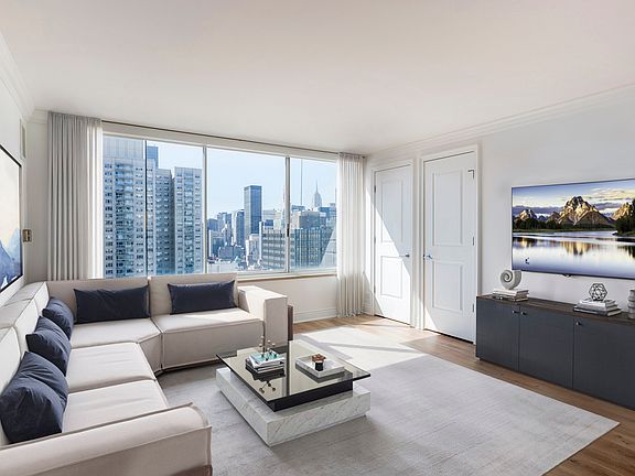 Flexible living spaces with renovated finishes and scenic views