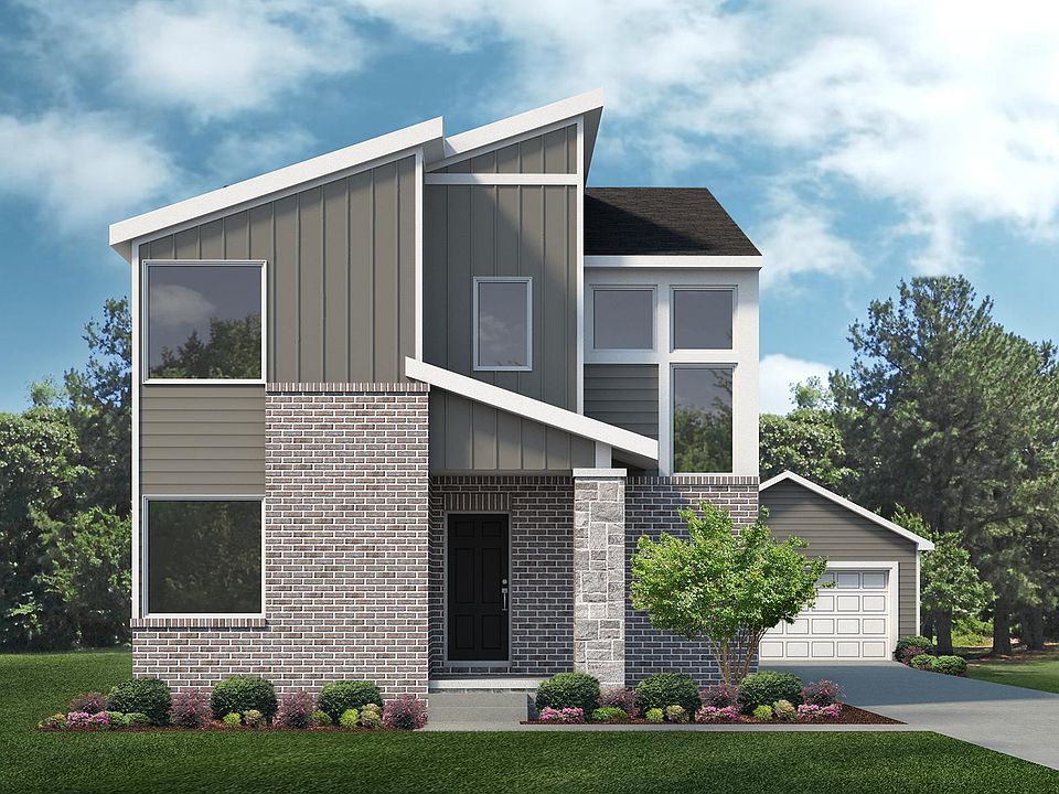 Contemporary with Detached Garage