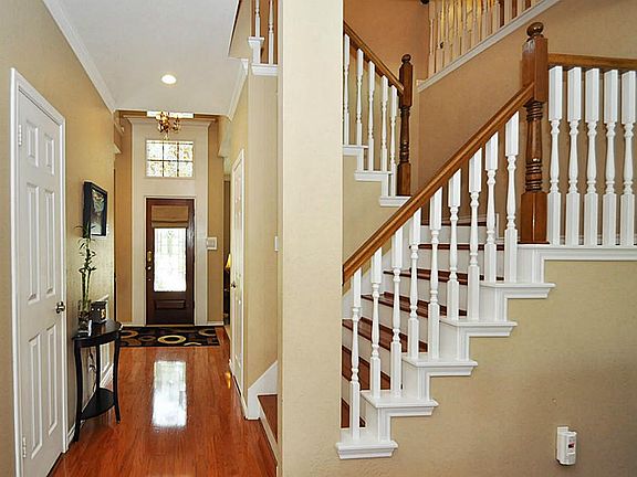 Enter to gleaming hardwood flooring