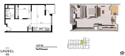 Floor plan 1x1F