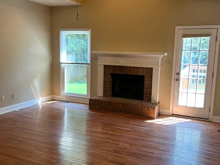 great room with fireplace