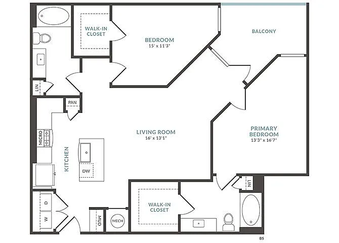Floor plan B5