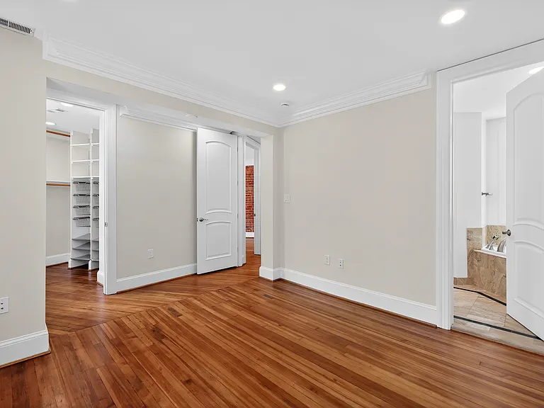 Master bedroom with private entrance to master bath.