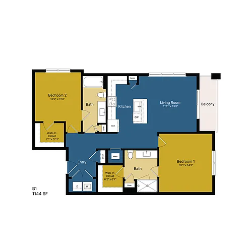 Floor plan B1