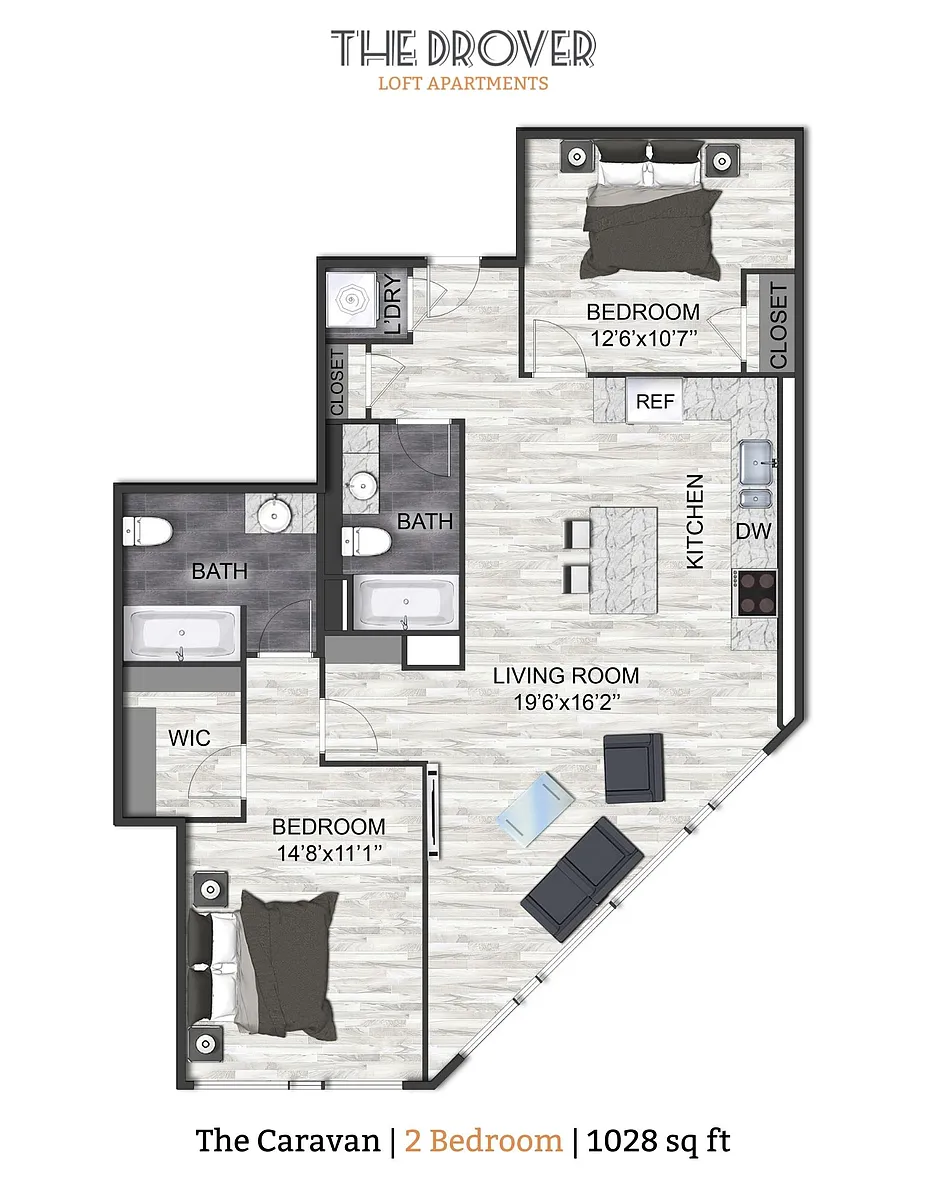 Floor plan The Caravan