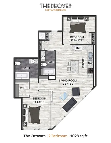 Floor plan The Caravan