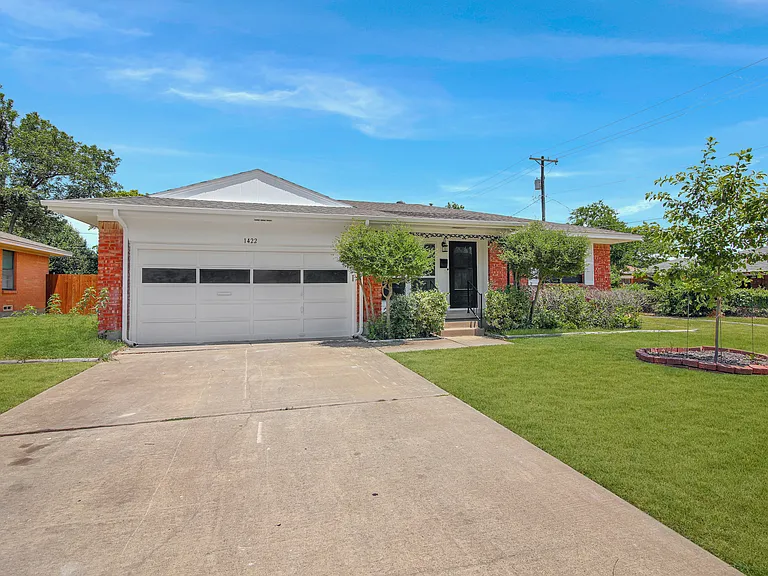 Garage Parking with Electric Vehicle Outlet
