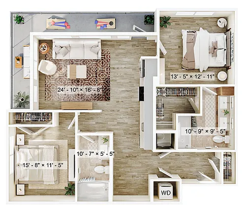 Floor plan Hideaway