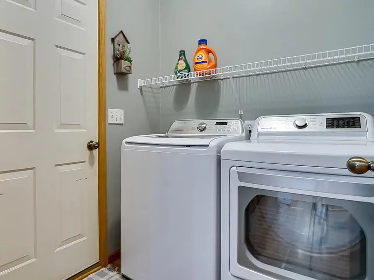 Laundry room in main floor