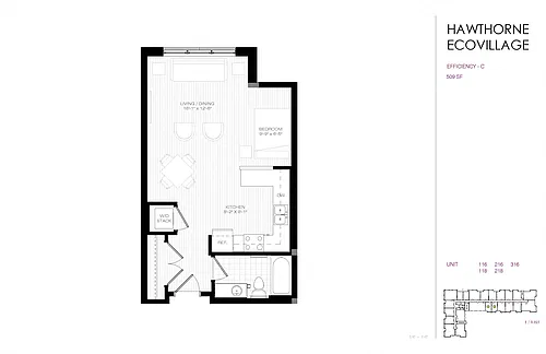Floor plan Studio
