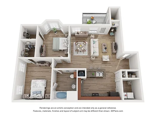 Floor plan Cove - B2 - Medina