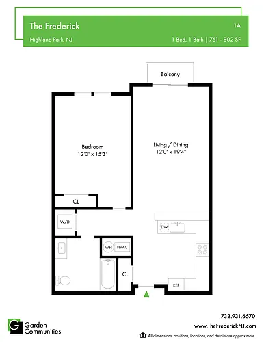 Floor plan $3.81/sq.ft. - 1A