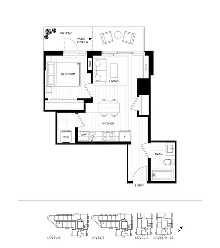 Floor plan T2-0601