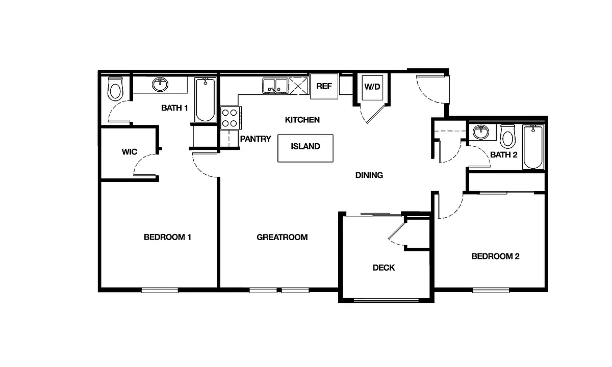 Floor plan 2B