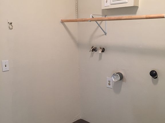 Laundry Hook-Up and Storage