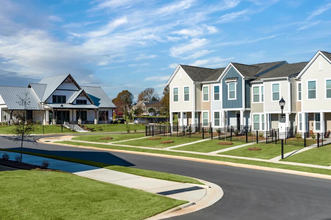 The community boasts an abundance of vibrant, well-maintained greenery.