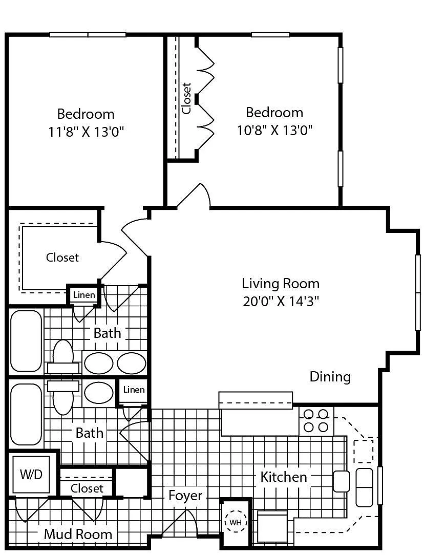 Floor plan B13