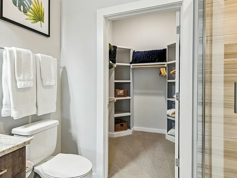 Bathroom with Walk-In Closet