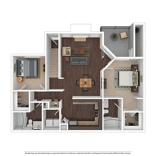 Floor plan Queen