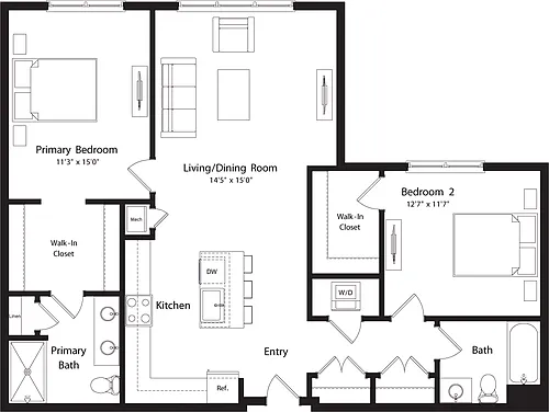 Floor plan B7