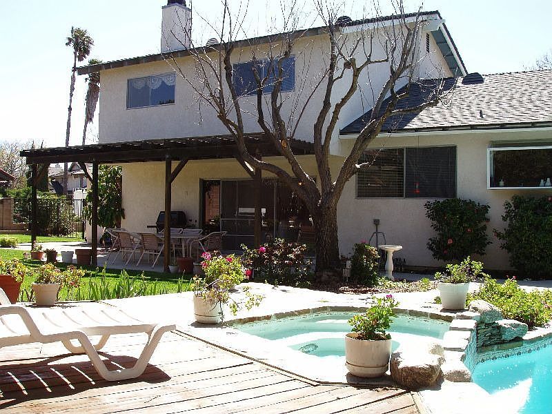 Rear of house