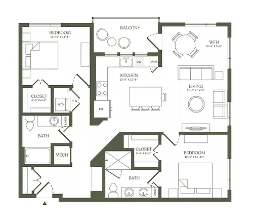 Floor plan B2
