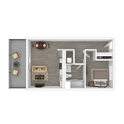 Floor plan 1/1 A