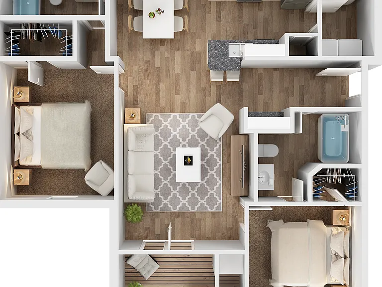 Crystal Lakes and Kingsley Apartments & Townhomes — Photo 9