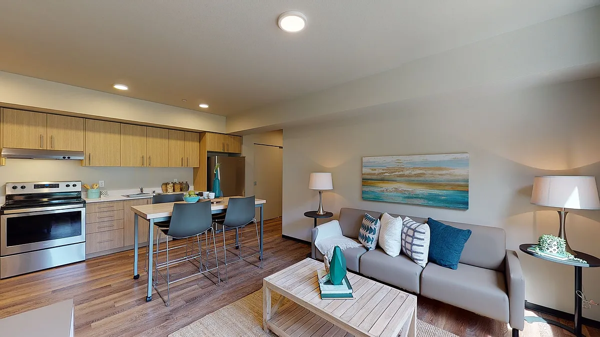 Floor plan 2 Bedroom 2 bath