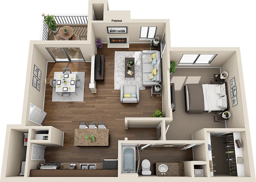 Floor plan The Brittany