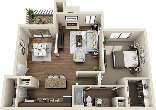 Floor plan The Brittany