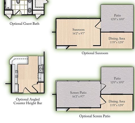 The Hillcrest at Sagewood Options