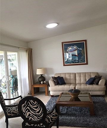 Large open living room