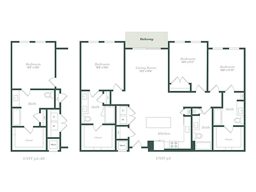 Floor plan 3A