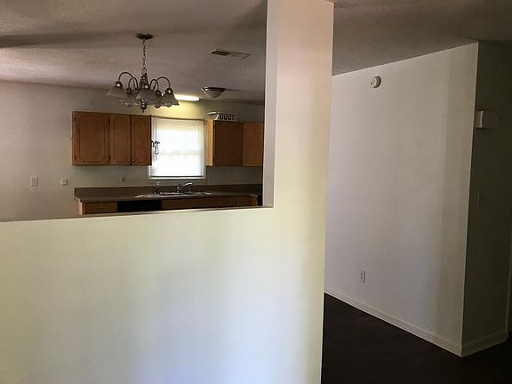 View into kitchen from front door