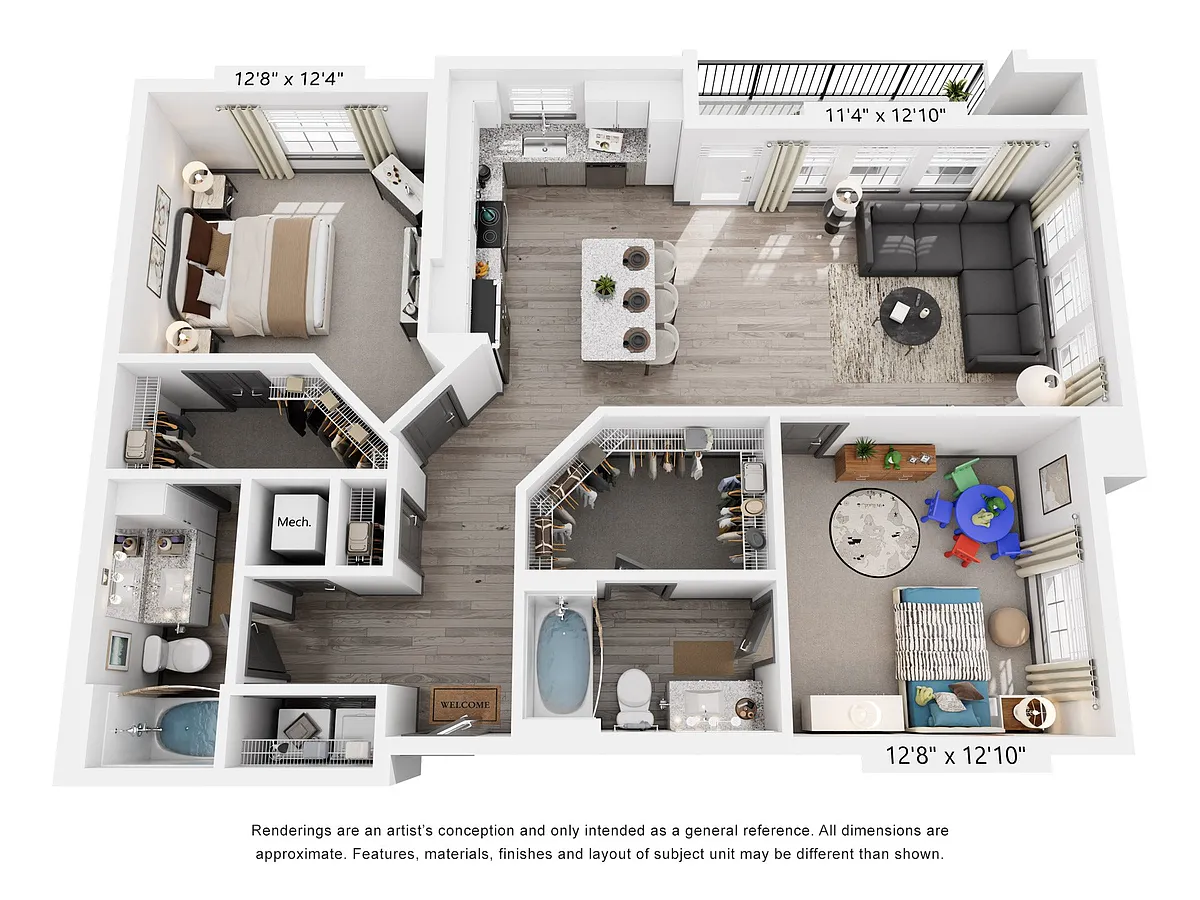 Floor plan Cloverleaf