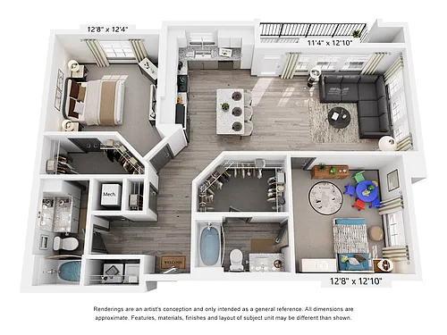 Floor plan Cloverleaf