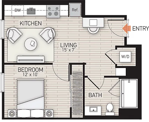 Floor plan Plan 105 - BRAND NEW
