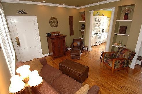 Living room furnished