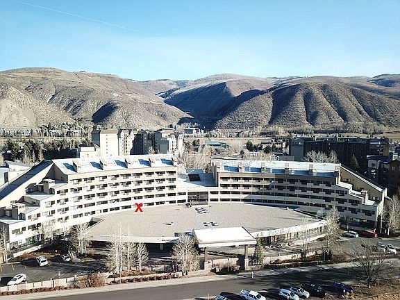 Red X designates condo 