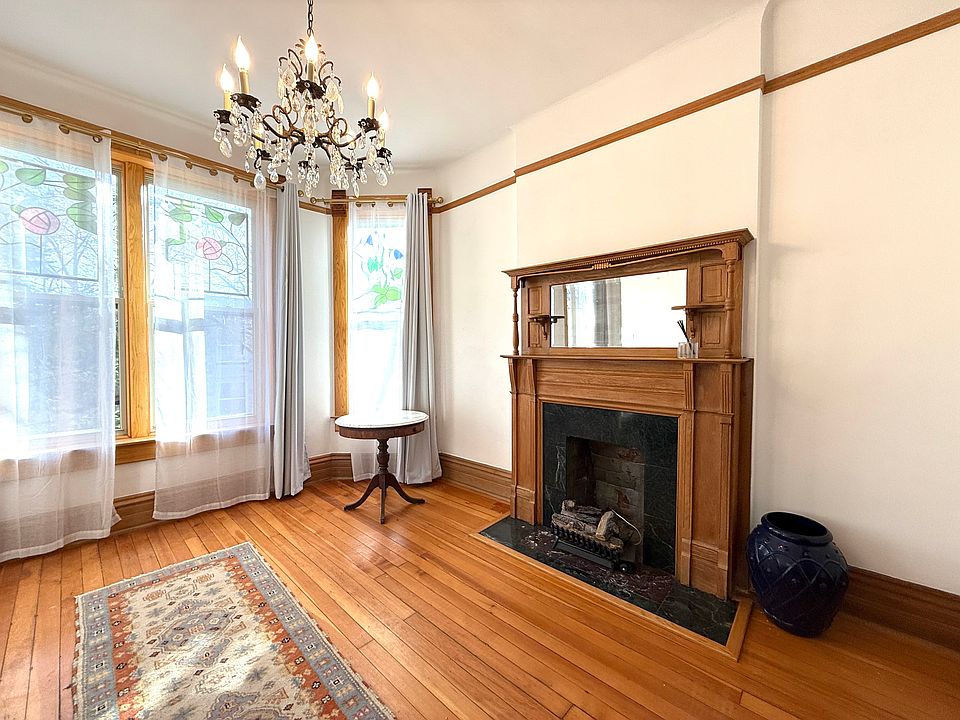 Original fireplace mantle for decorative purpose only.
