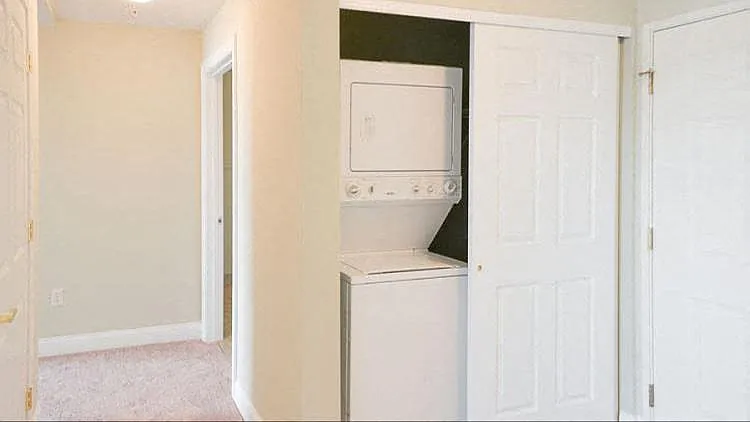 View of in-unit washer & dryer (select units)