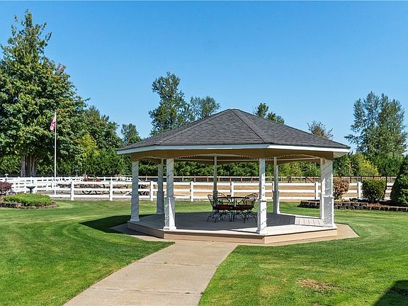 The gazebo is a perfect spot to relax and enjoy the views with your morning coffee or evening beverage. You could even host a wedding or special event 