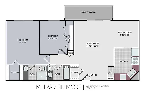 Floor plan Milliard Fillmore