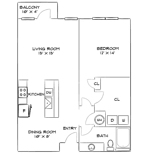 Floor plan Design 1C