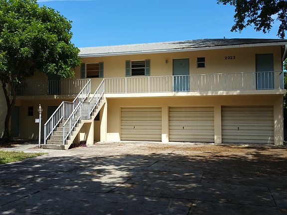 This apartment is on the first floor left of the stairs